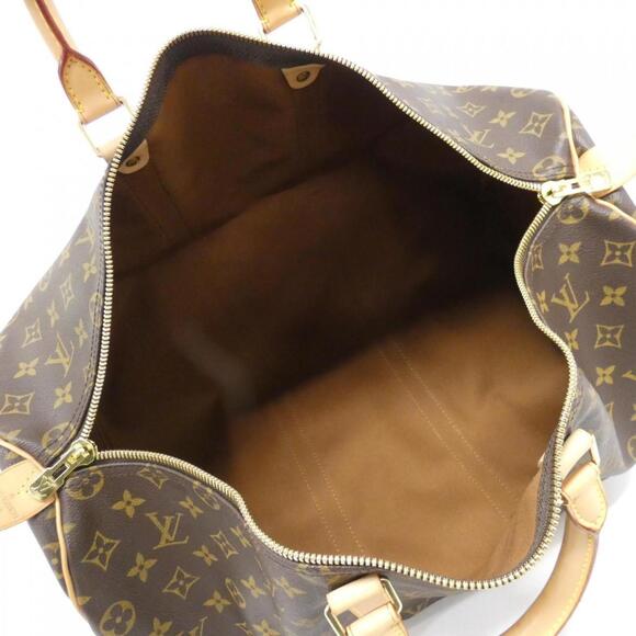LOUIS VUITTON Authentic Brown Monogram Keepall 50 Boston Bag - Picture 8 of 9